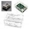 Raspberry Pi 3 with 32 GB SD Card, Heat sink and Transparent Clear Case Enclosure Box with Cooling Fan Combo