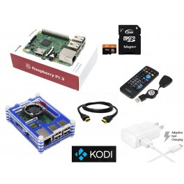 Raspberry Pi 3 Kodi Home Theater Complete Set