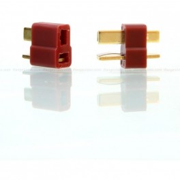 T Connector Male-Female Pair