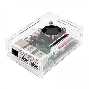 Raspberry Pi 3 Enclosure Box with Cooling Fan
