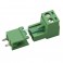 Green L Type 2pin/way 5.08mm Screw Terminal Block Connector 1per 