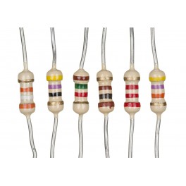 Ohm (Ω) 1/4w Resistors  - Pack of 5