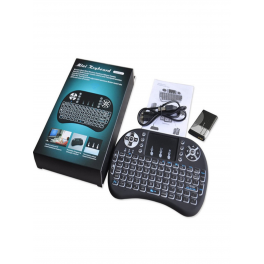  Mini Wireless 2.4GHz Keyboard with Mouse Touchpad Remote Control, Backlight