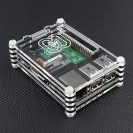 Raspberry Pi 3 Transparent Acrylic Shell Case