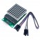 MAX7219 Red Dot Matrix Module MCU Control Display Module DIY Kit For Arduino